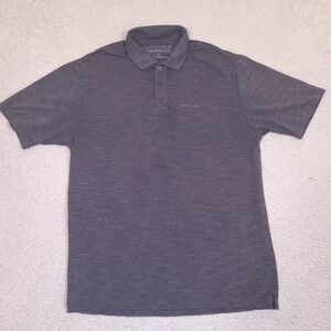 Anetik Mens‎ Golf Performance Polo Shirt Mens Medium Black UPF 30 Short Sleeve